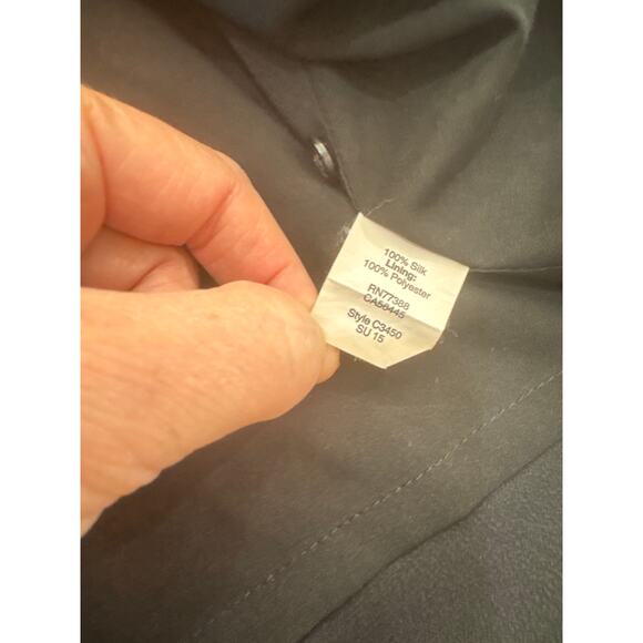 Madewell Black Silk Dress Size 6 - Picture 6 of 11